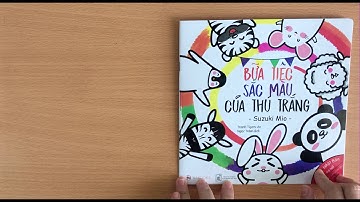 Đọc sách Ehon song ngữ - Bữa tiệc sắc màu của thú trắng