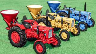 ZETOR Mini TRACTORS vs TANKER TRUCKS - COLORFUL SLURRY SPREADING - Farming Simulator 22