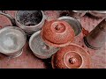 Giving Astonishing look to Copper Vessels | How Kalai is Done | Tin plating on copper utensils