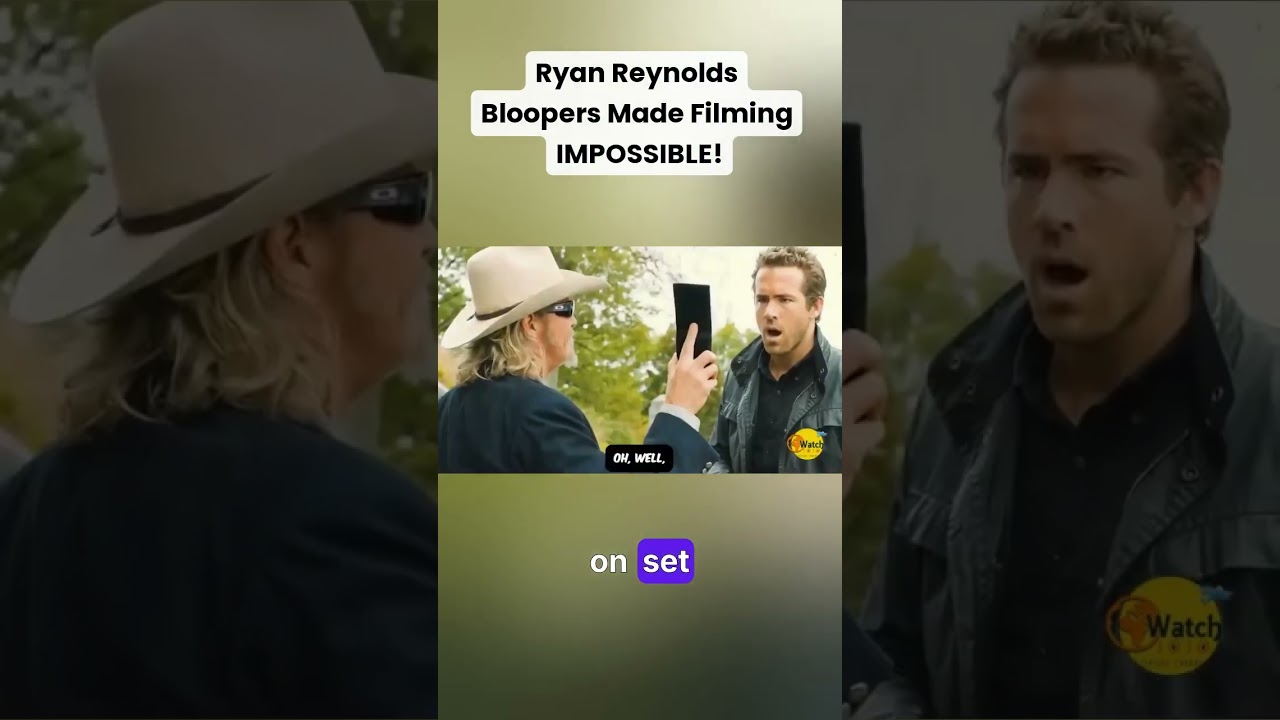 Why Ryan Reynolds Couldn’t Stop Laughing on Set! #funny #comedy #interview