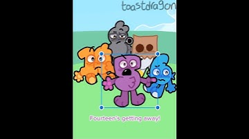 It’s me, number Seven! #bfdi #algebraliens #objectshowscommunity #toastdragon01 #digitalart #osc