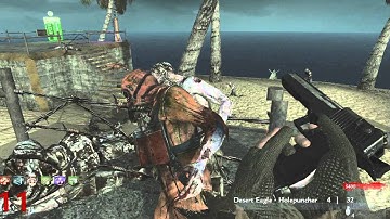 Call of Duty Custom Zombies (PISTOLS ONLY) Defense Solo Gameplay