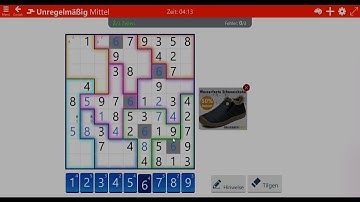 Microsoft Sudoku Irregular Medium, January 8, 2024, Daily Challenges