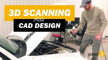 3D scanning a Mazda with peel 3d
