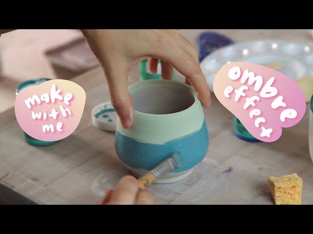 Underglaze Tutorial: Gradient and Ombre'- How to Blend Underglaze 