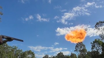 Exploding Clay Pigeon Targets