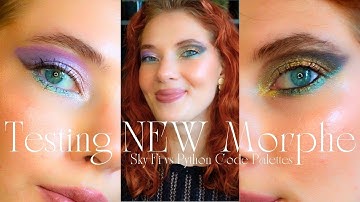 Testing Morphe ChromaPlus | Python Code & Sky-Fi Palettes Review + 2 Eye Looks
