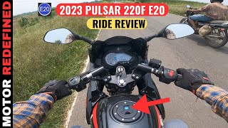 2023 Bajaj Pulsar 220F E20 OBD-2 Model Ride Review | Still a Legend??