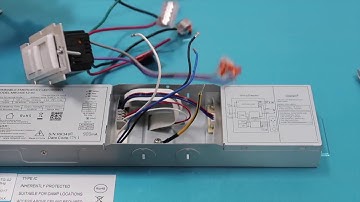 Wiring LED Emergency Flat Panel Lighting