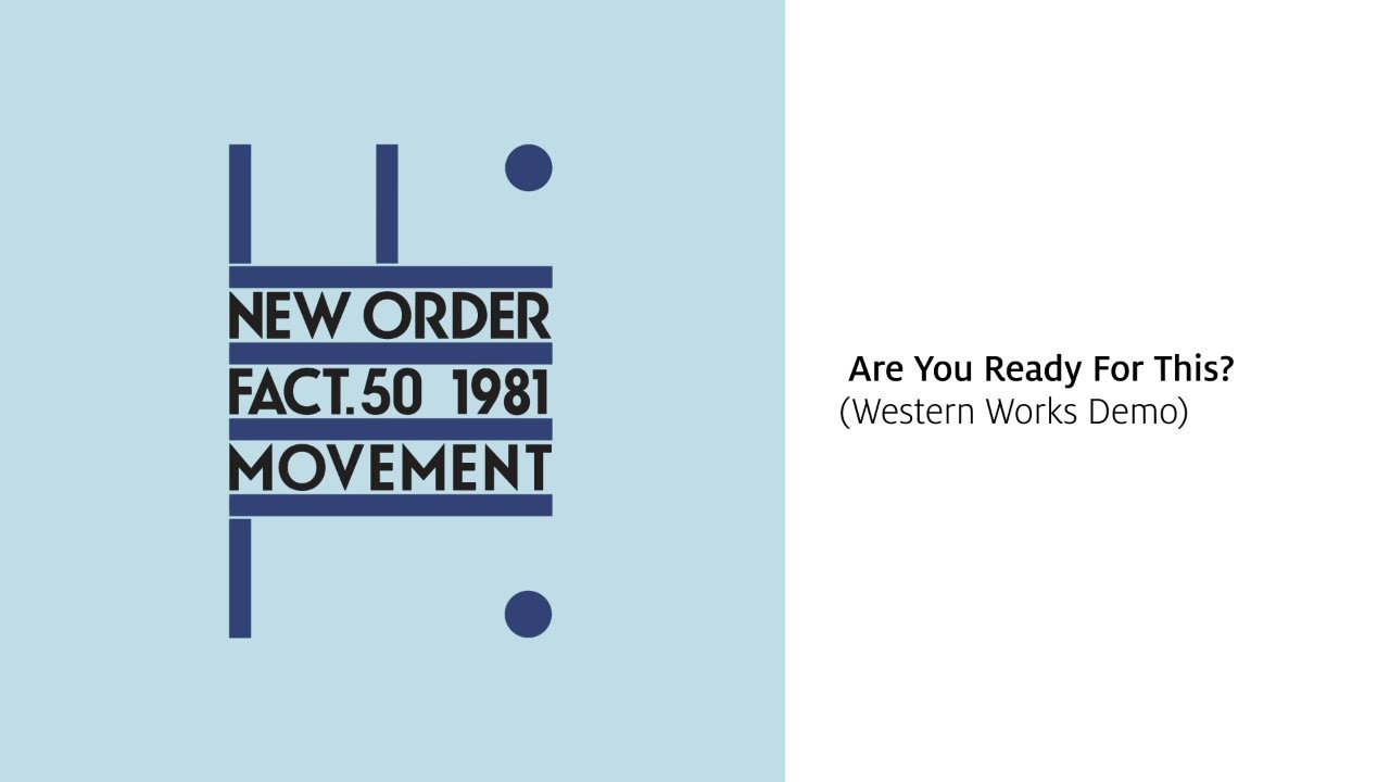 martin hannett quotes New Order - Are You Ready For This? (Western Works Demo) [Official Audio]