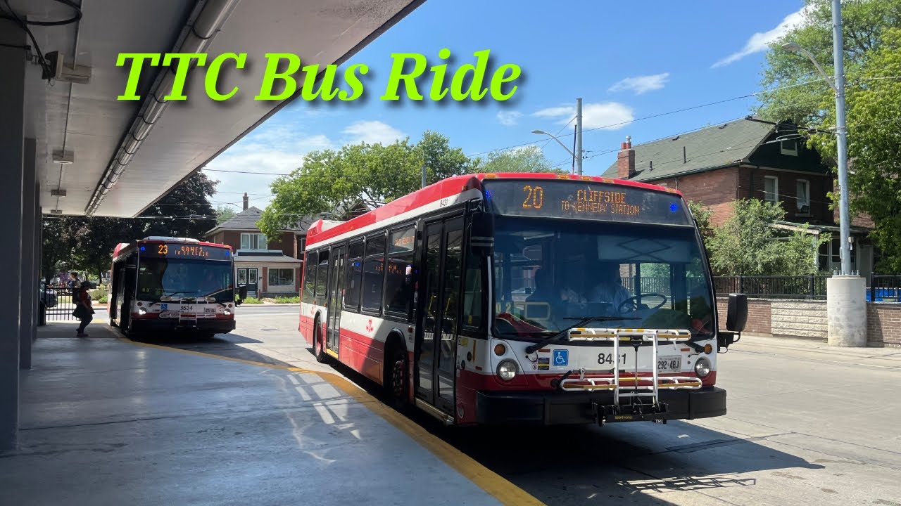 Toronto TTC 20 Cliffside Bus Ride - Full Route Eastbound 6/25/2025