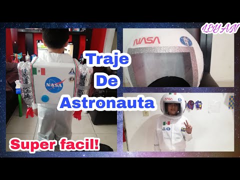 👩‍🚀 Disfraz de Astronauta con material reciclado 👨🏽‍🚀 