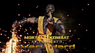 Mortal kombat 11 - scorpion - klassic tower on very hard (no matches/rounds lost)