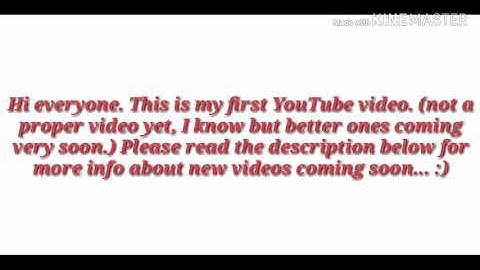 Welcome to my channel | Please read the description below for more information.