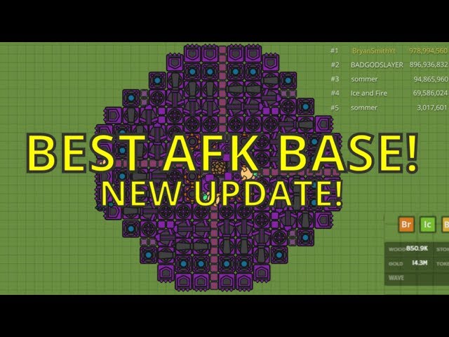 ZOMBS.IO EPIC 4 PLAYER AFK BASE // NEW UPDATE? WORLD RECORD