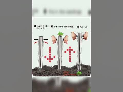 ИНСТРУМЕНТ ДЛЯ БЫСТРОЙ ПОСАДКИ РАССАДЫ - YouTube