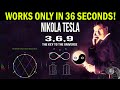 Try Nikola Tesla's Nightly Secret for 36 Seconds & Watch What Happens Next...