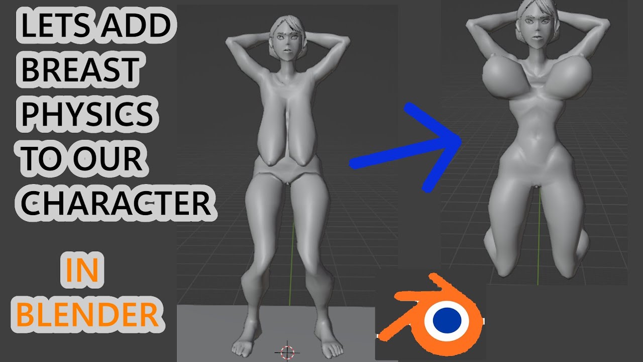 how to improve the character boobs : r/blenderhelp