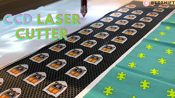 Woven Label Laser Cutter with CCD camera