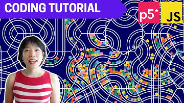 p5.js Coding Tutorial | Interactive Hexagonal Truchet Tiles (with matter.js)