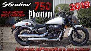 19 Honda Shadow Phantom 750 Review Of Specs Walk Around Cruiser Motorcycle Vt750 Youtube