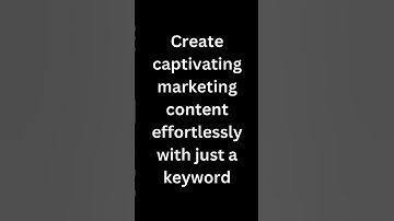 Revolutionize Your Content Creation with Our Keyword-Based AI Copywriting Tool #shorts