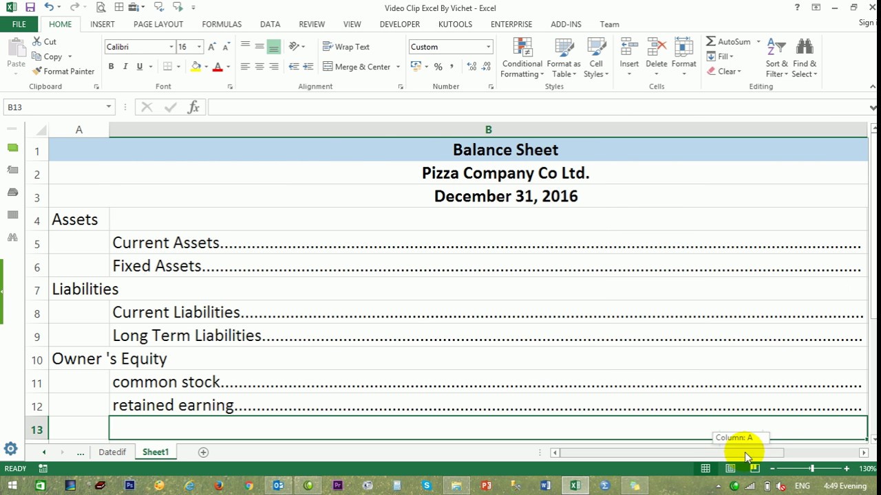 How To Use Tab In Excel
