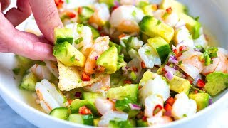 Fresh and Easy Shrimp Ceviche - How to Make Homemade Shrimp Ceviche