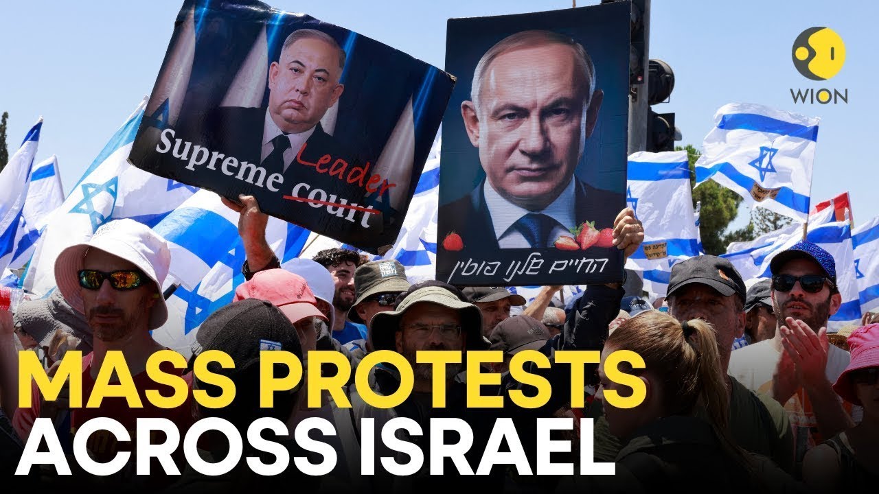 Chaos on streets as PROTESTS against Judicial reforms rage on | Israel Protests LIVE  | WION LIVE