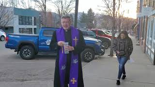 Fr Rick, Epiphany Water Blessing In His Whole Parish Boundary Of Carbondale, El Jebel, And Basalt