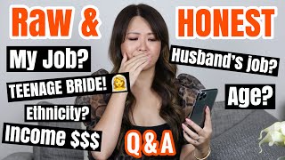 Q&A: What my HUSBAND & I do for a living? Age? TEENAGE BRIDE! Ethnicity, Money $$ | Mel in Melbourne