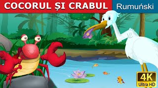 COCORUL ȘI CRABUL | The Crane And The Crab in Romana | @RomanianFairyTales