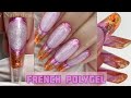 ВЫКЛАДНОЙ ФРЕНЧ НА ВЕРХНИЕ ФОРМЫ 💣🔥/ Наращивание ногтей / Polygel Born Pretty #nailart #nails