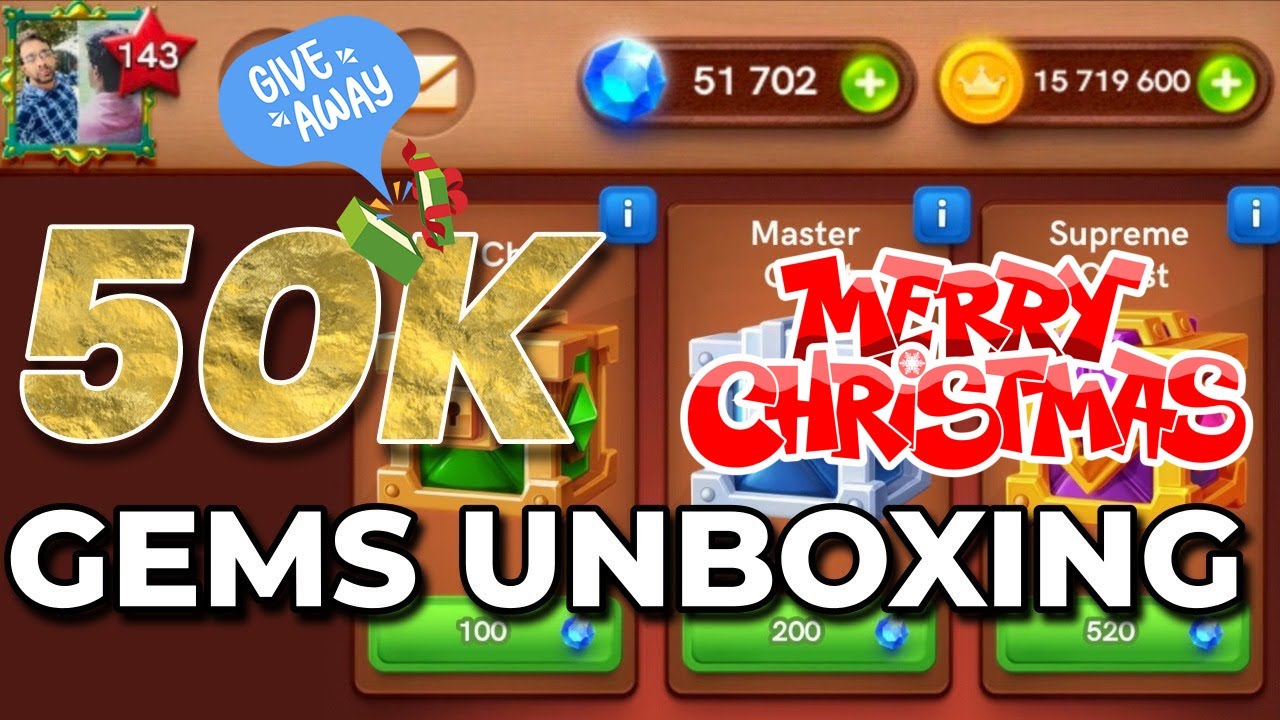 Carrom Disc Pool | 50k Gems unboxing |#Give_Away for the 1st time | Merry Christmas | Eby Roy