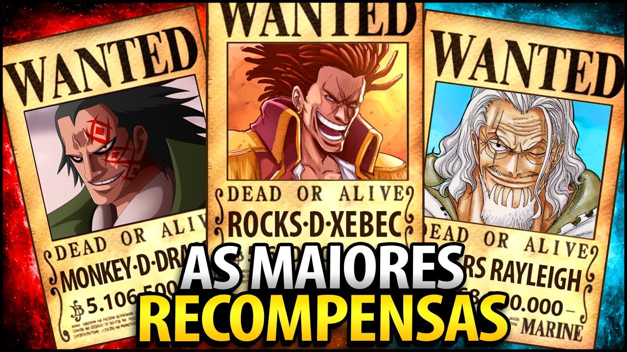 As 30 maiores recompensas de One Piece (e suas razões) - Aficionados