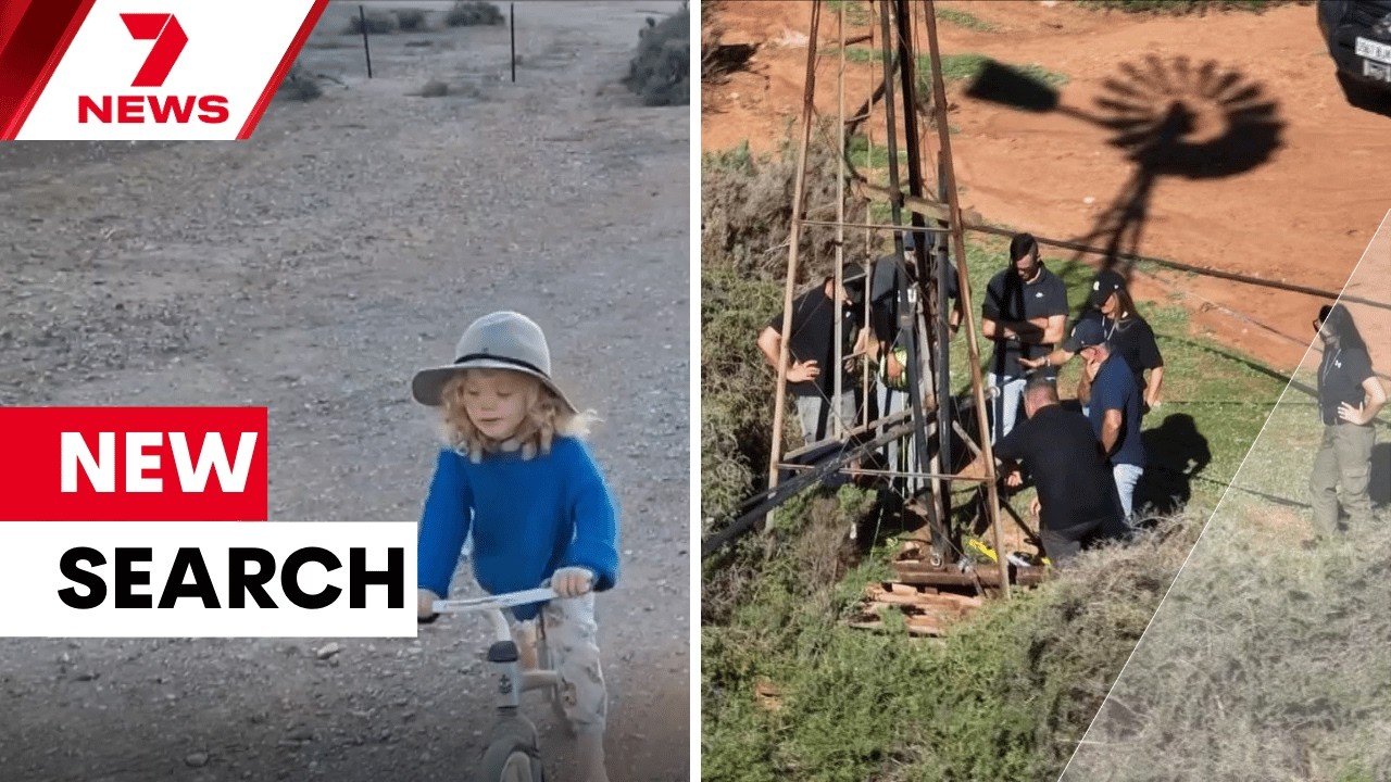 Полиция продолжает поиски улик по делу Гаса Ламонта в новых районах. | 7NEWS