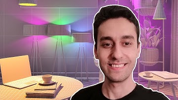 Interior Lighting in 3Ds Max | Night Scene (voice over)