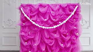 Unboxing & Installing Our Pink Ruffled Tulle Backdrop — Full Setup Tutorial 🩷 screenshot 5