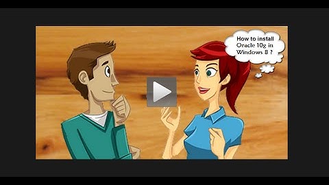 Oracle 10g Installation on windows 8