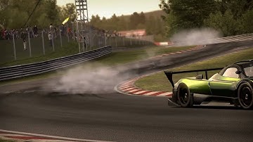 Pagani Zonda R at Nurburgring - Replay Cam NFS Shift