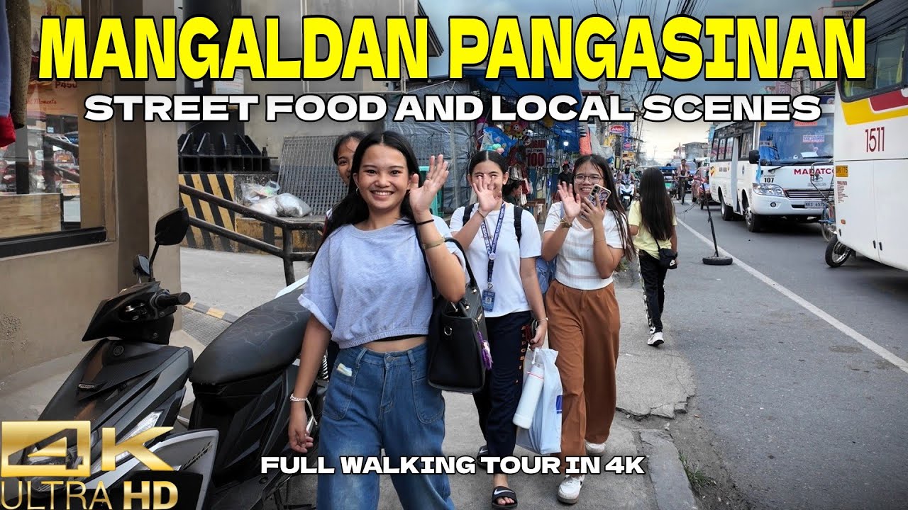 Real Town Life in Mangaldan Pangasinan Philippines Street Food and Local Vibes [4K] 🇵🇭