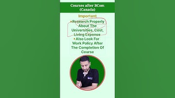 7 Courses after BCom in Canada!✍️#shorts