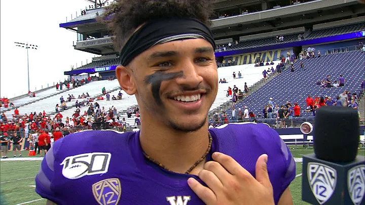 Washington WR Aaron Fuller breaks down 1-handed ca...
