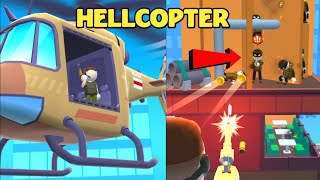 Hellcopter - All Level Gameplay Android,iSo full MAX | SCARY GAMERZ | Hellcopter game