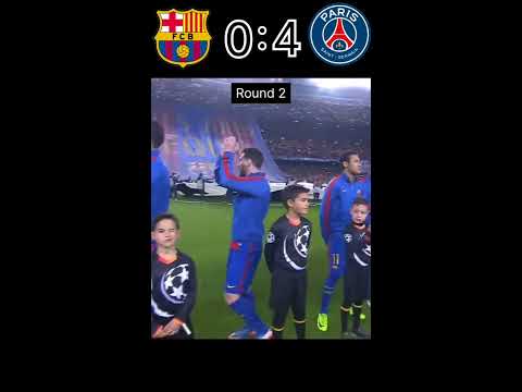 FC Barcelona vs PSG 2017#vibe #football #shorts