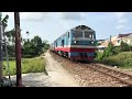 [568 - TÀU HỎA 2023] D19E-916: #SE3 đi qua chắn Hai Bà Trưng (26/04/2023)