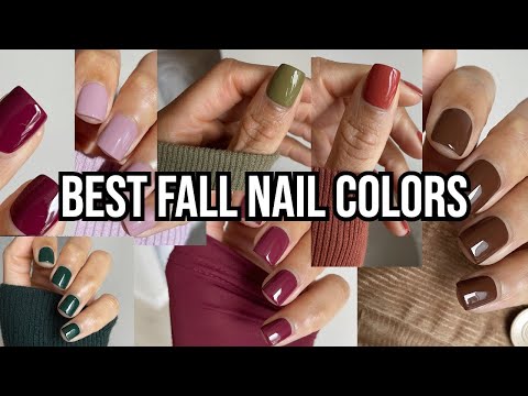 Video: Nail polishes: all the colors of Autumn on the hands