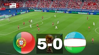 PORTUGAL vs UZBEKISTAN | 2026 World Cup | Match Highlights