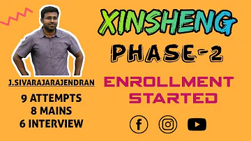 UPSC PRELIMS 2022- XINSHENG PHASE 2 - ENROLLMENT STARTED |J.Sivarajarajendran | Minds Of Aspirants