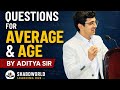 Questions For Average & Ages | Competitive Exams | By Aditya Sir. Banking, IBPS, SEBI